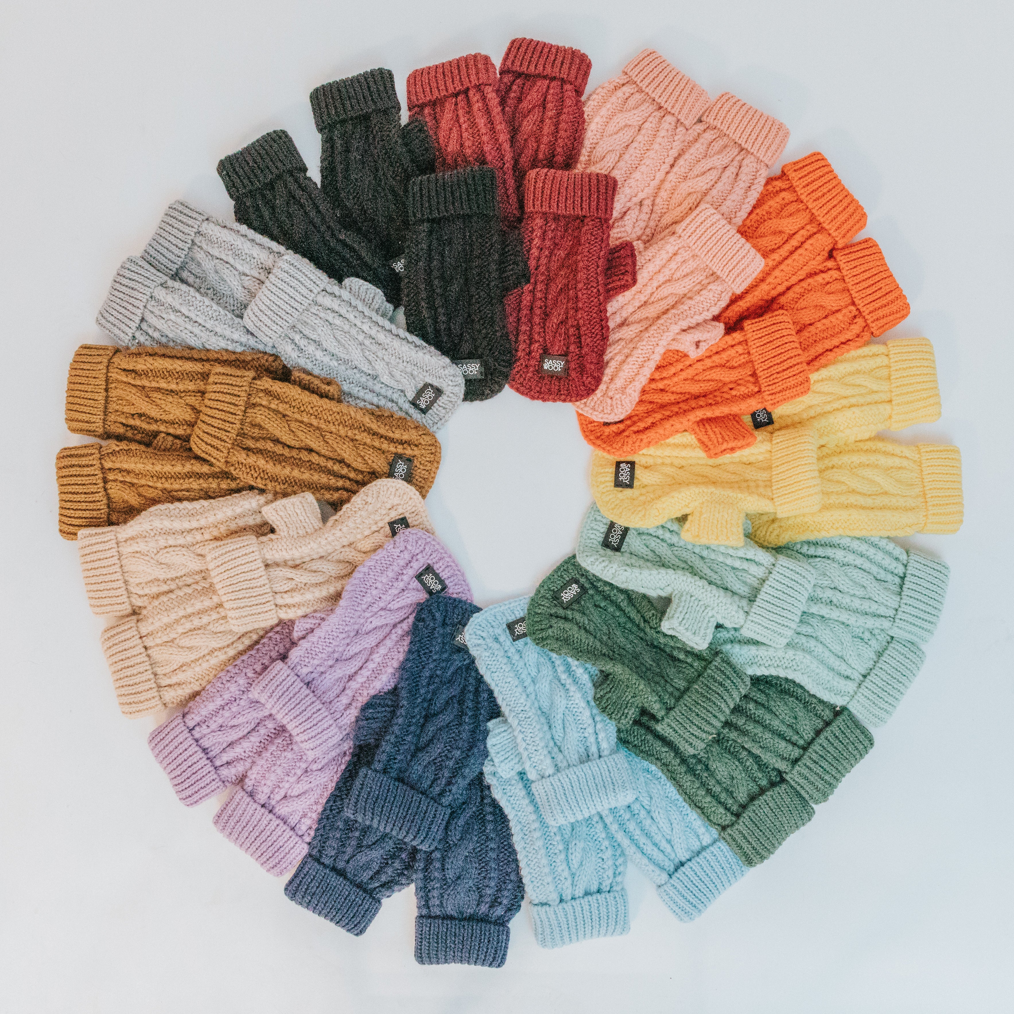 Cable Knit Sweaters | Sassy Woof Collection