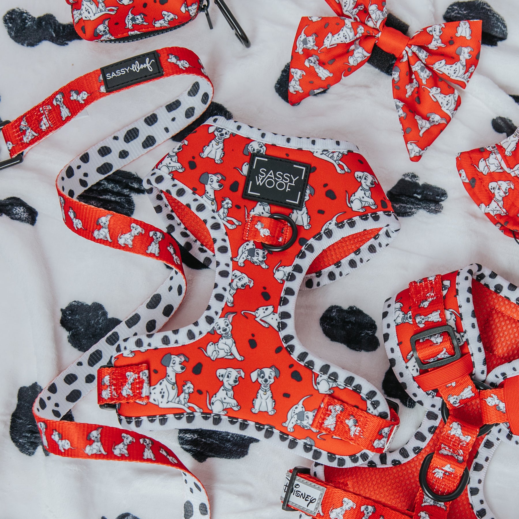 Dog Adjustable Harness - Disney's 101 Dalmatians