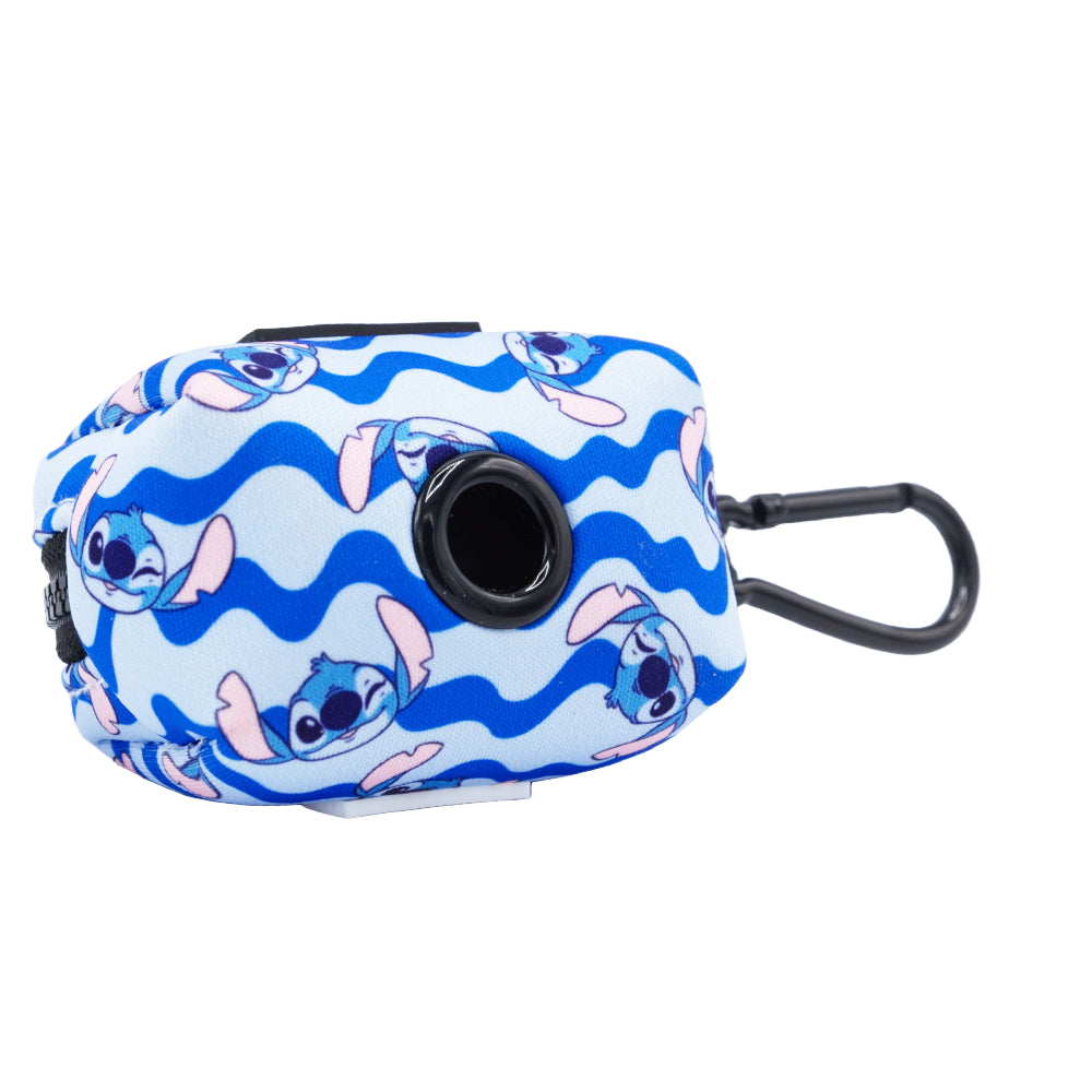 Dog Waste Bag Holder - Disney's Stitch Waves