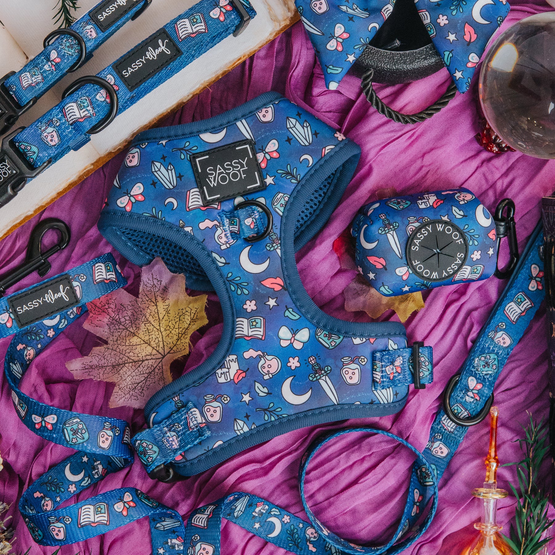 Dog Adjustable Harness - Spellbound