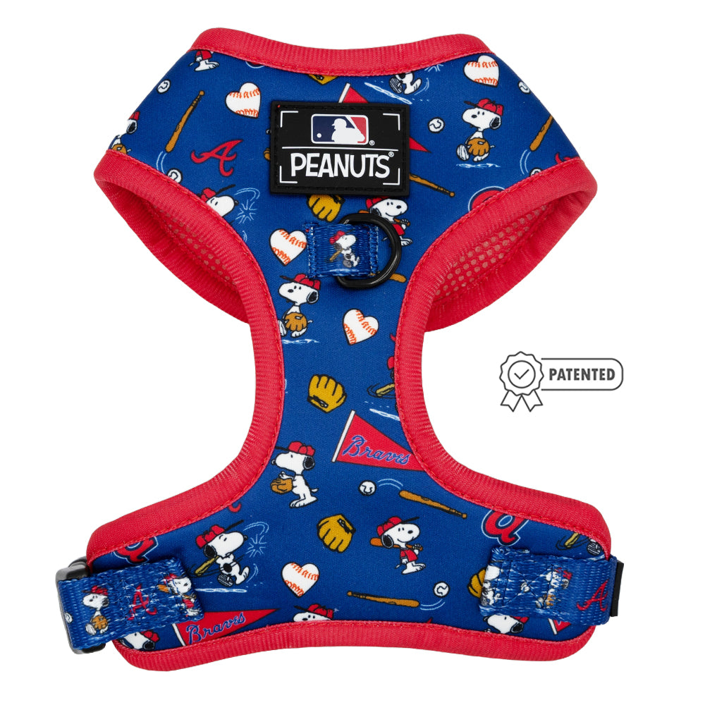 Dog Adjustable Harness - MLB™ x Peanuts™ Atlanta Braves™ | Sassy