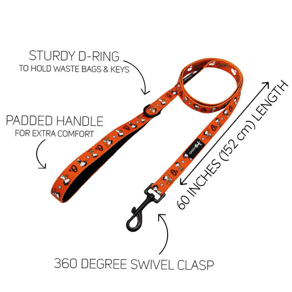 Dog Leash - MLB x Peanuts™ Baltimore Orioles