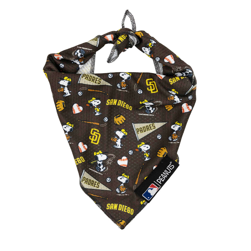 Dog Bandana - MLB™ x Peanuts™ San Diego Padres™ | Sassy Woof Product