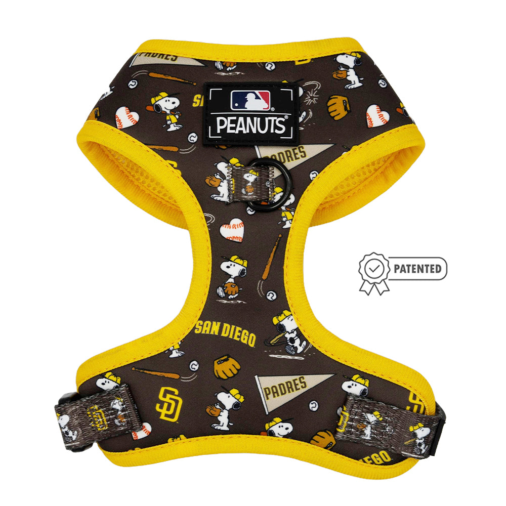 Dog Adjustable Harness - MLB™ x Peanuts™ San Diego Padres™ | Sassy
