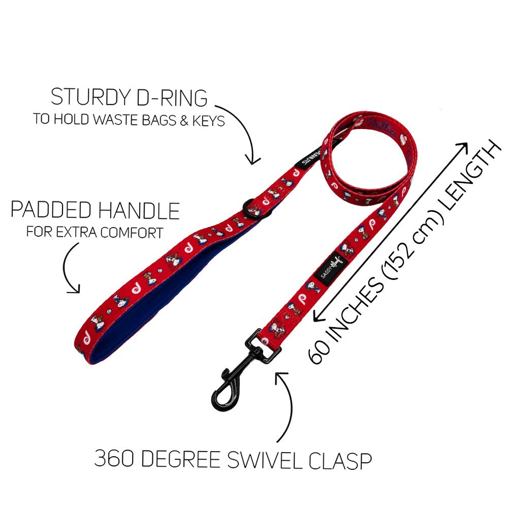 Dog Leash - MLB x Peanuts™ Philadelphia Phillies™