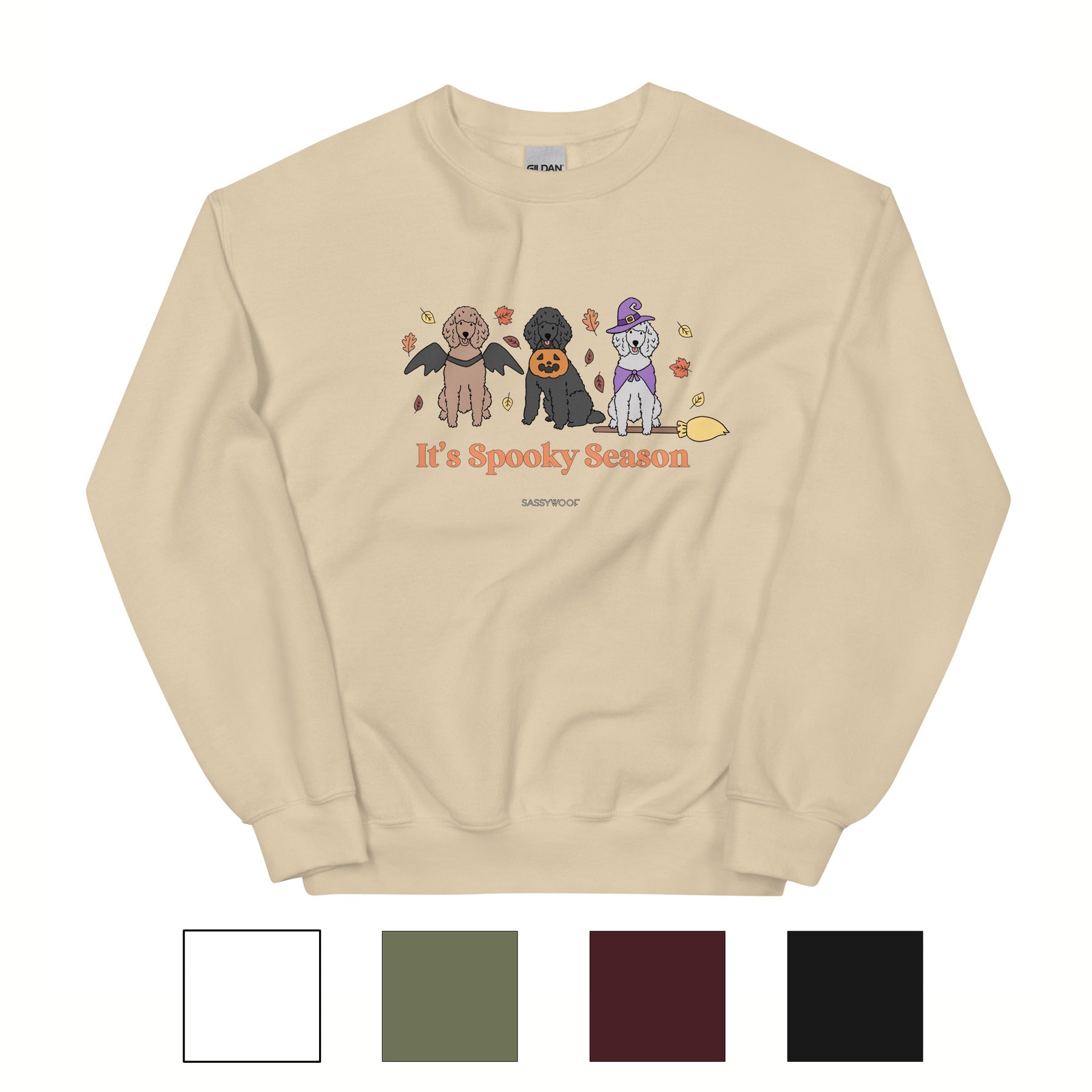Sweatshirt - It's Spooky Season (POODLES)