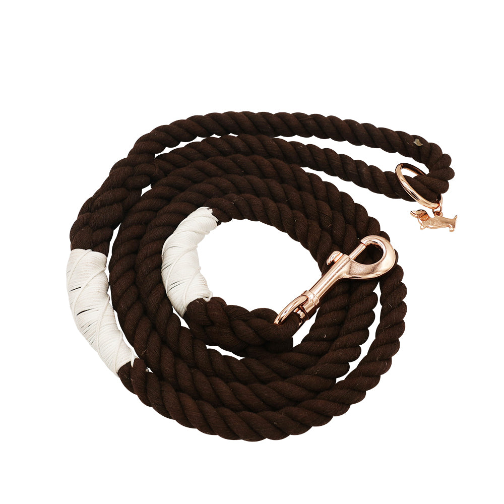 Dog Rope Leash - Espresso