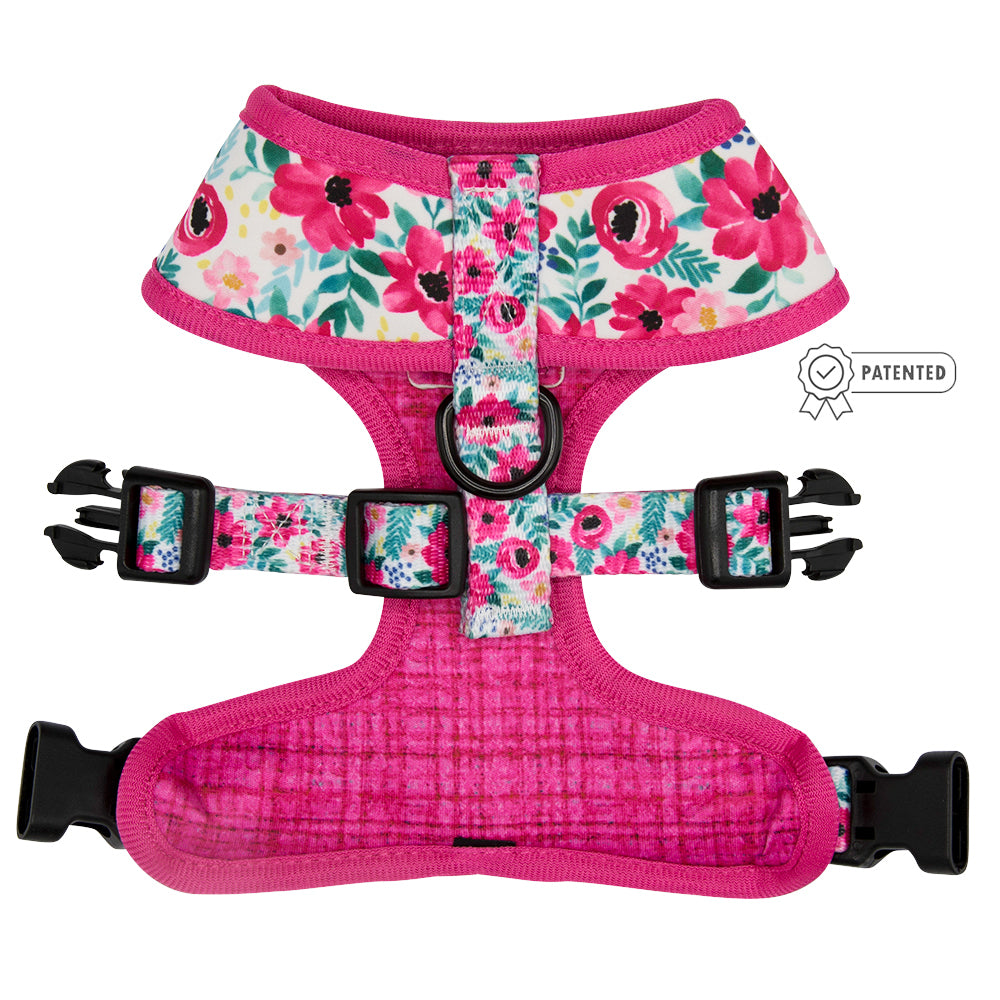 Dog Reversible Harness - Floral Frenzy