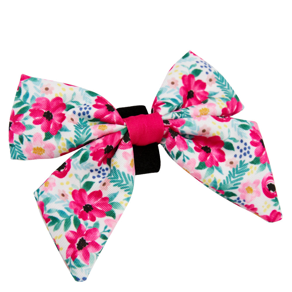 Dog Sailor Bow - Floral Frenzy