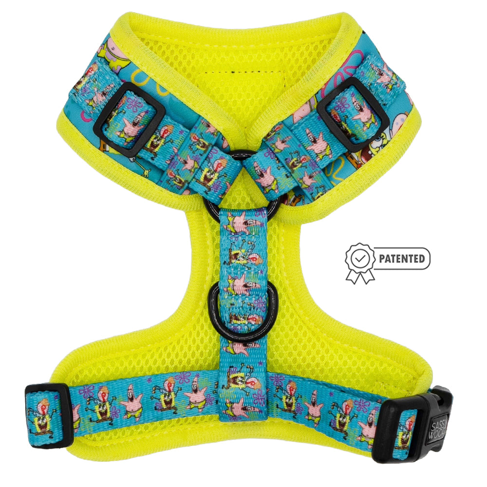 Dog Adjustable Harness - SpongeBob SquarePants™ Jelly Fishin'