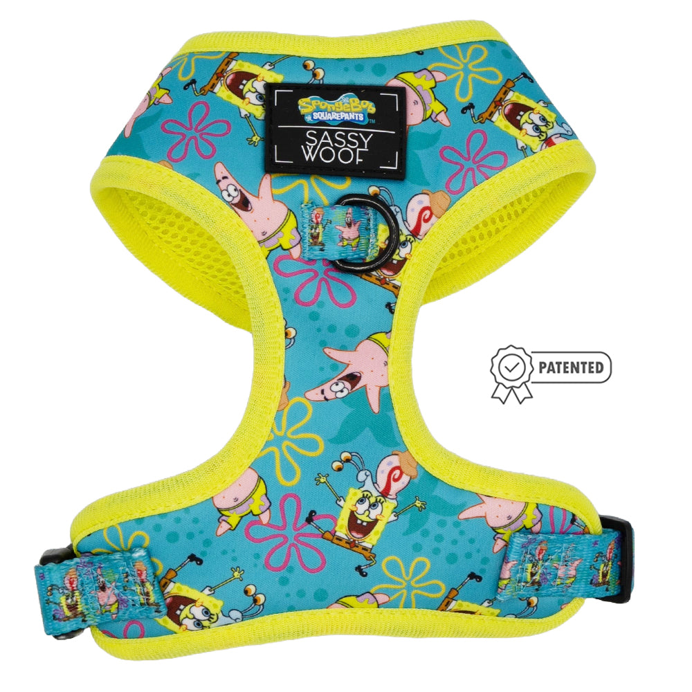 Dog Adjustable Harness - SpongeBob SquarePants™ Jelly Fishin'