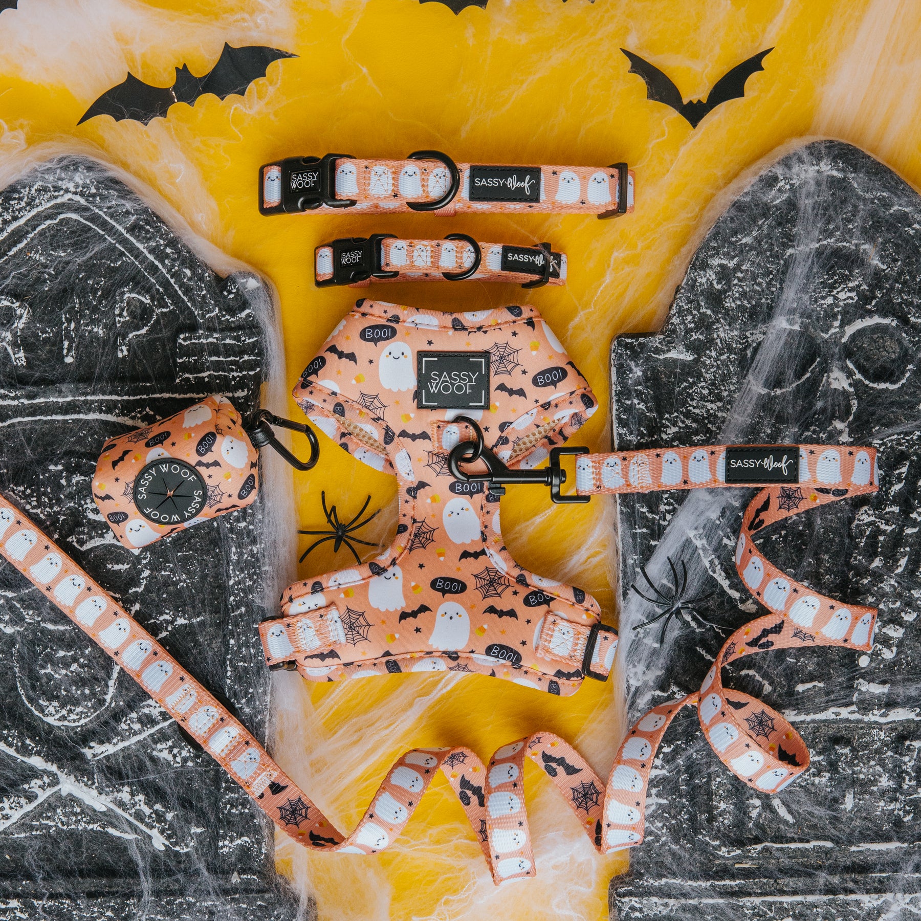 Dog Adjustable Harness - Squad Ghouls