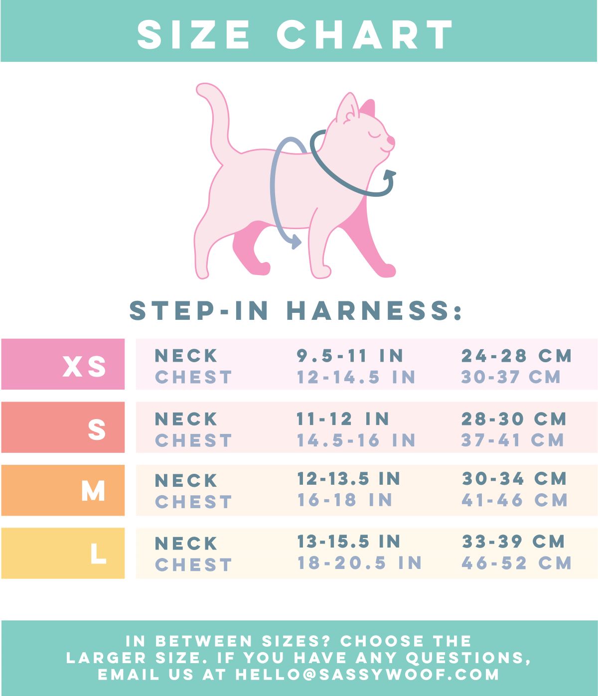 Cat Step-In Harness - Smitten Kittens