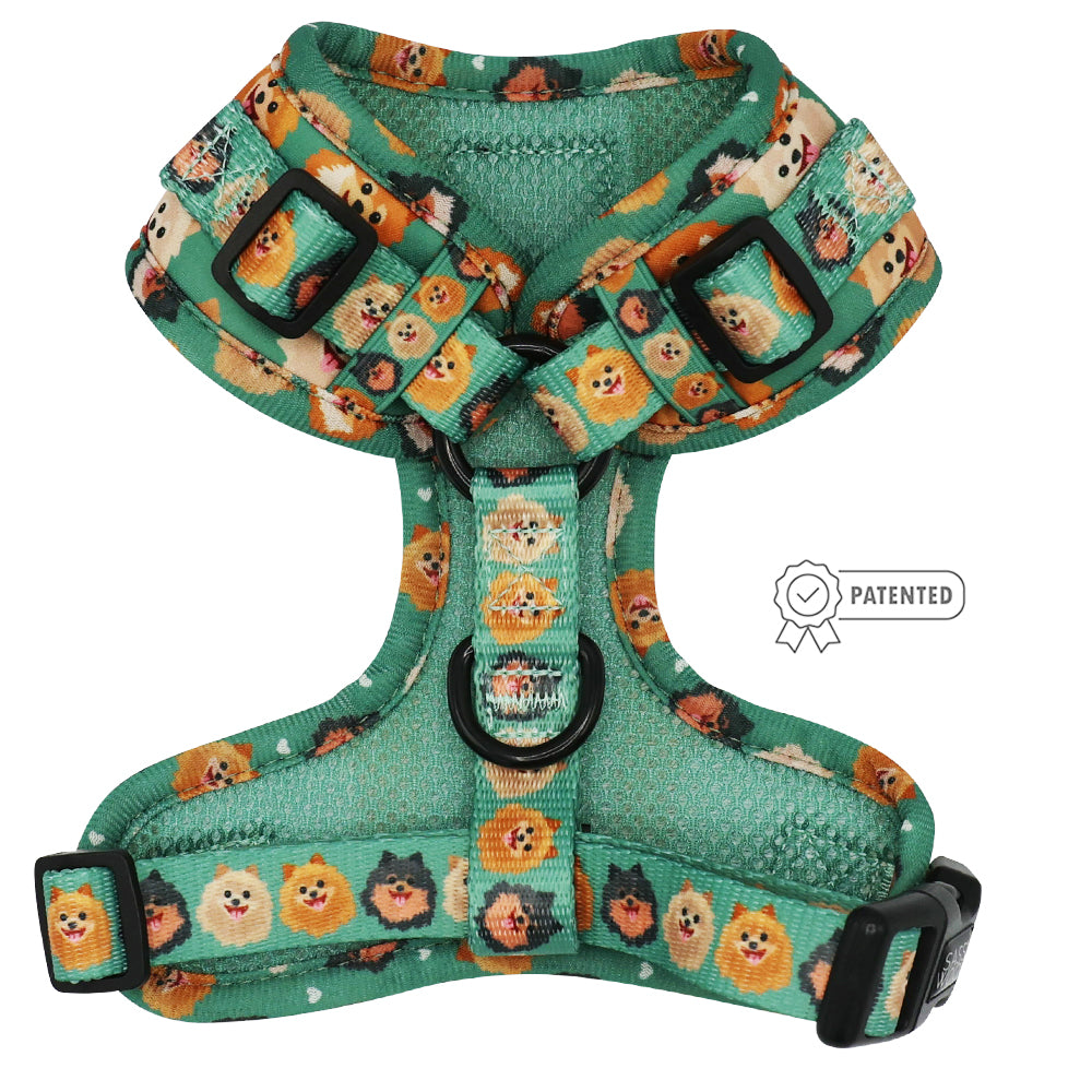 Dog Adjustable Harness - Pawfect Poms