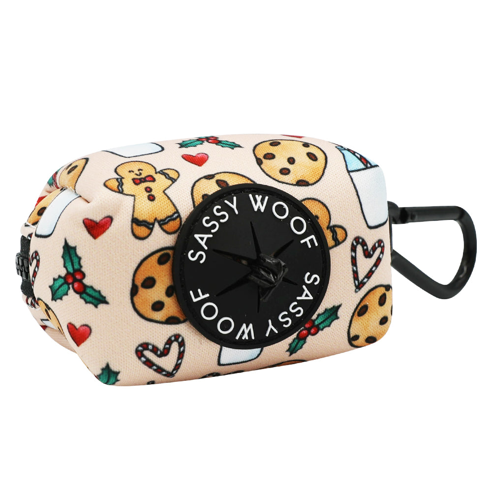 Dog Waste Bag Holder - Cookies Fur Santa