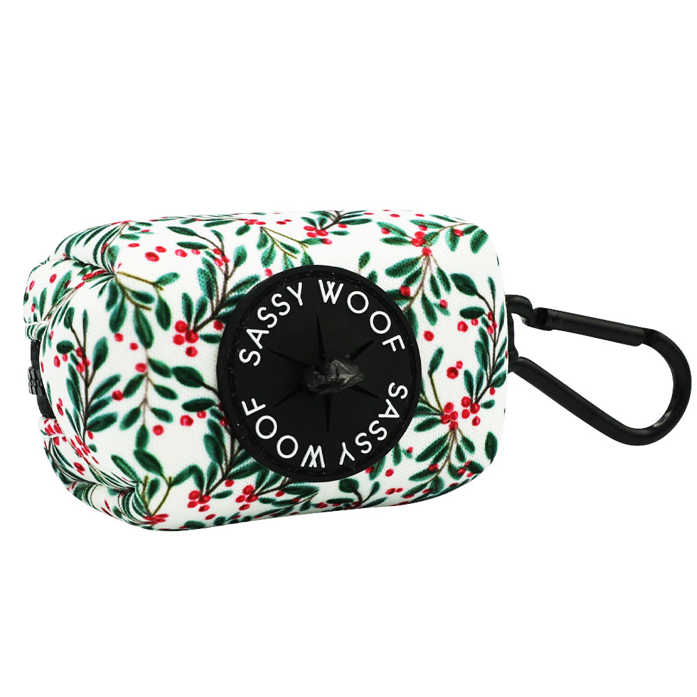 Dog Waste Bag Holder - Under the Mistletoe