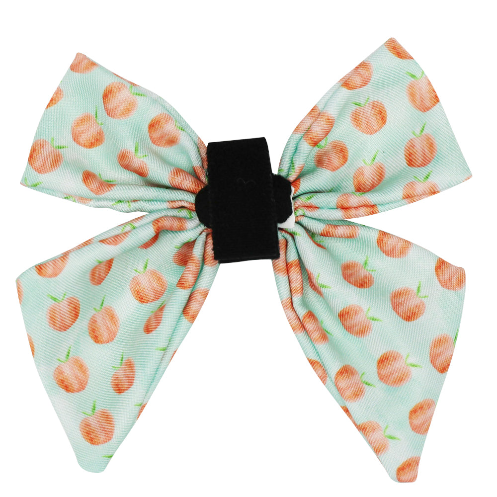 Dog Sailor Bow - Peach Please