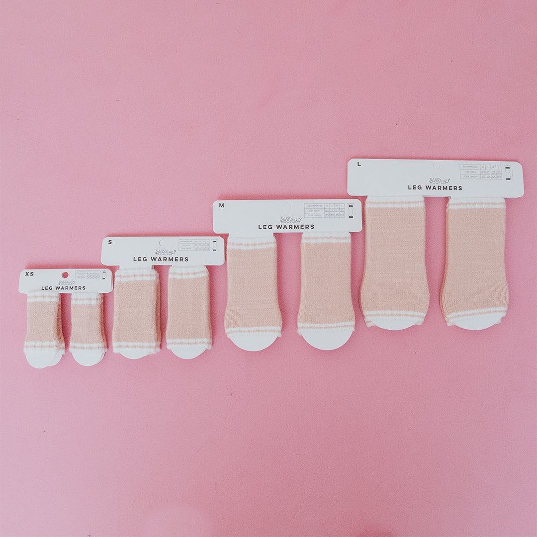 Dog Leg Warmers - Pink