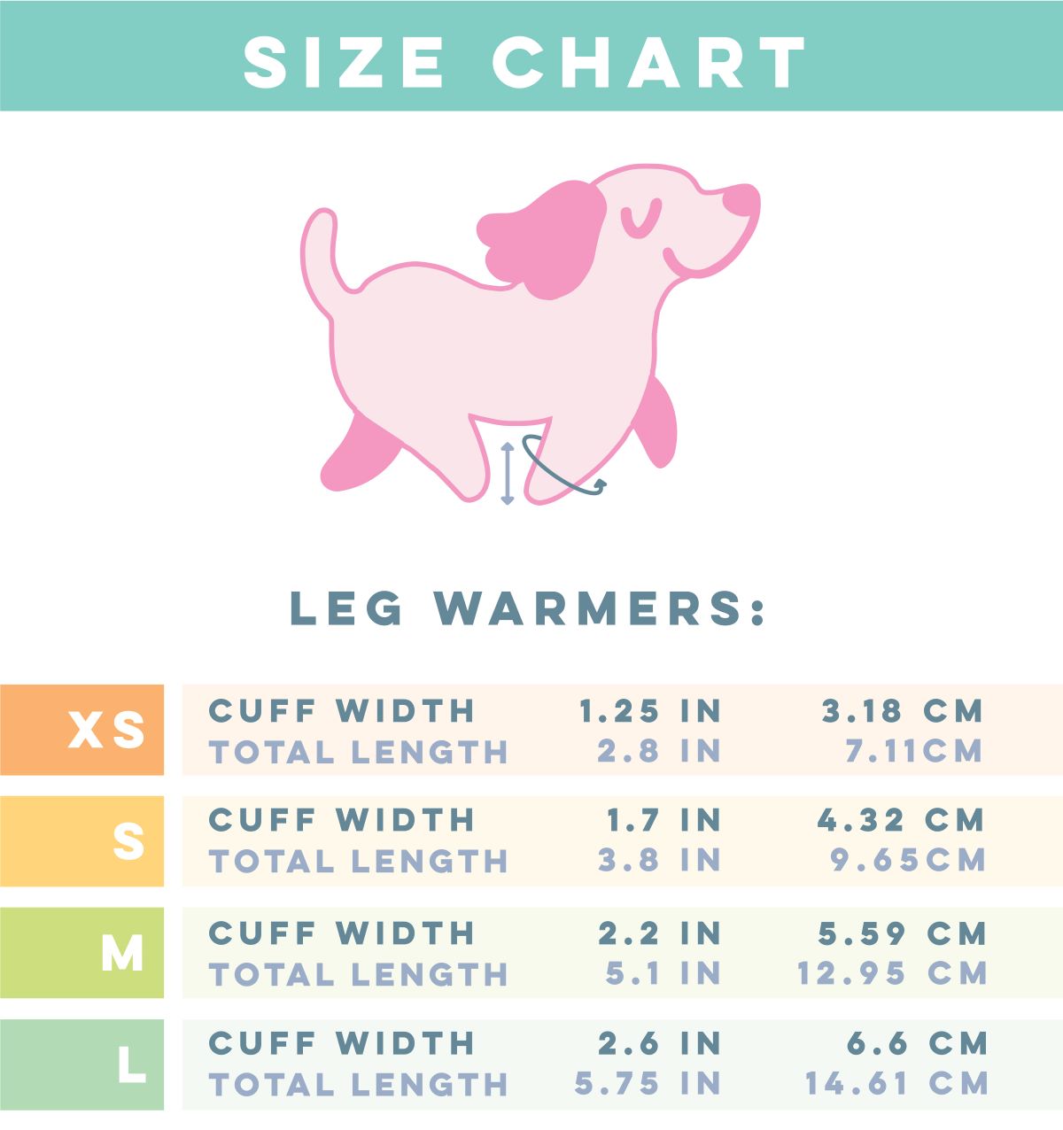 Dog Leg Warmers - Pink