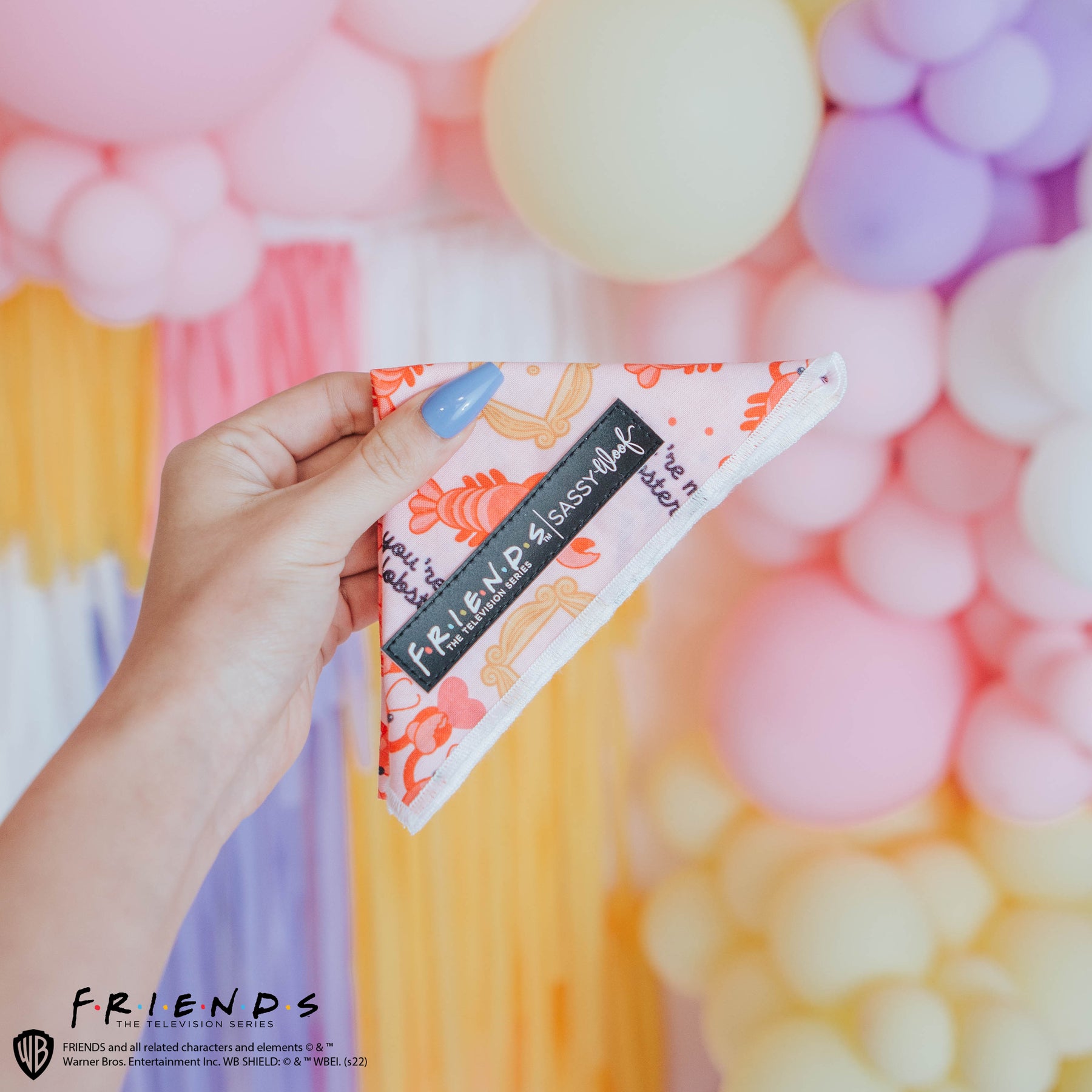 Dog Bandana - Friends™ (Lobster)