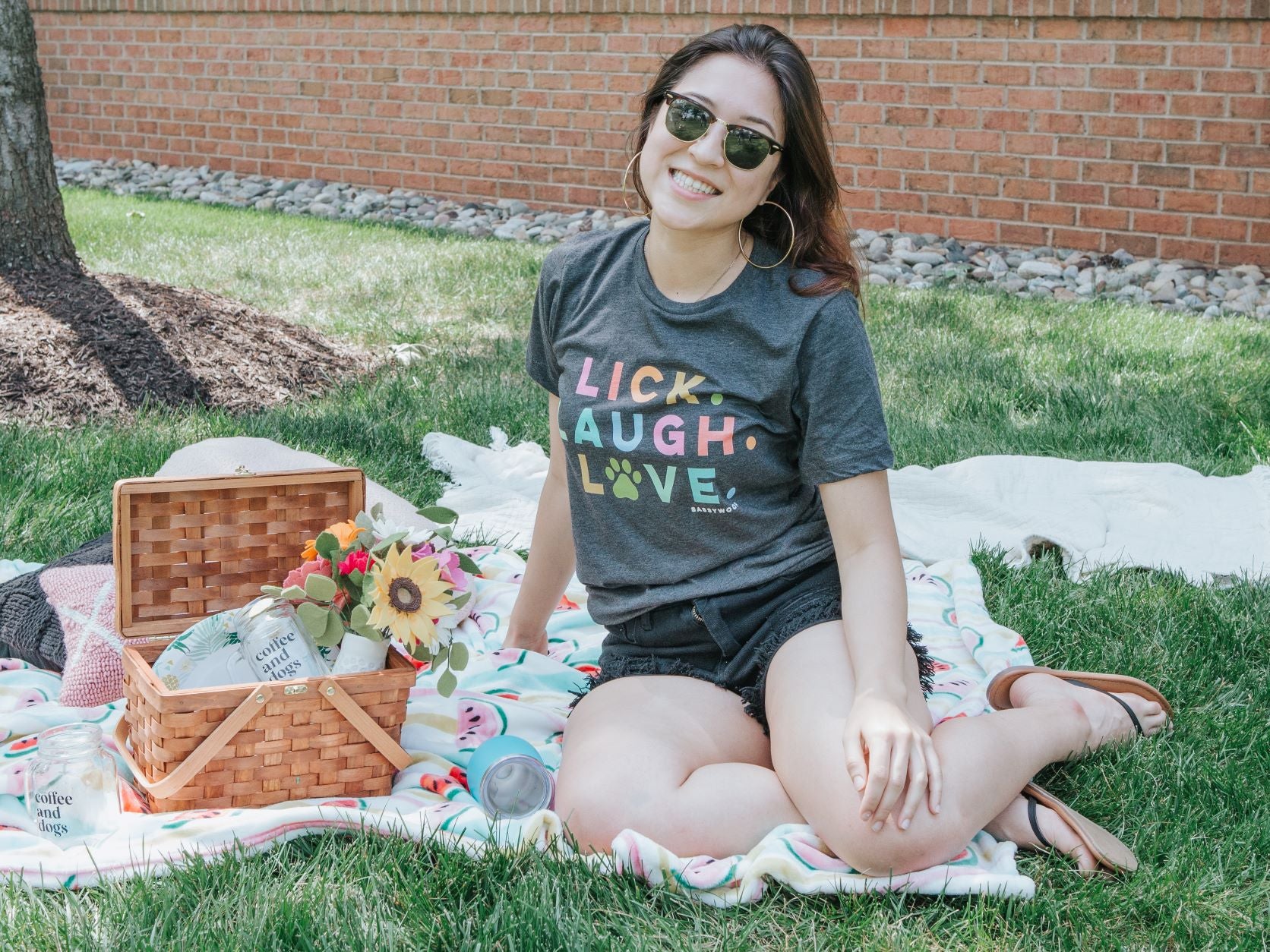 Lick, Laugh, Love Tee