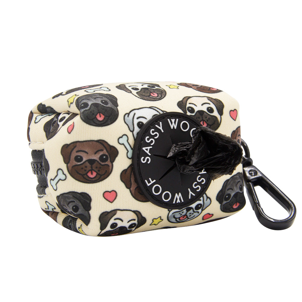 Dog Waste Bag Holder - It's a Pug's Life