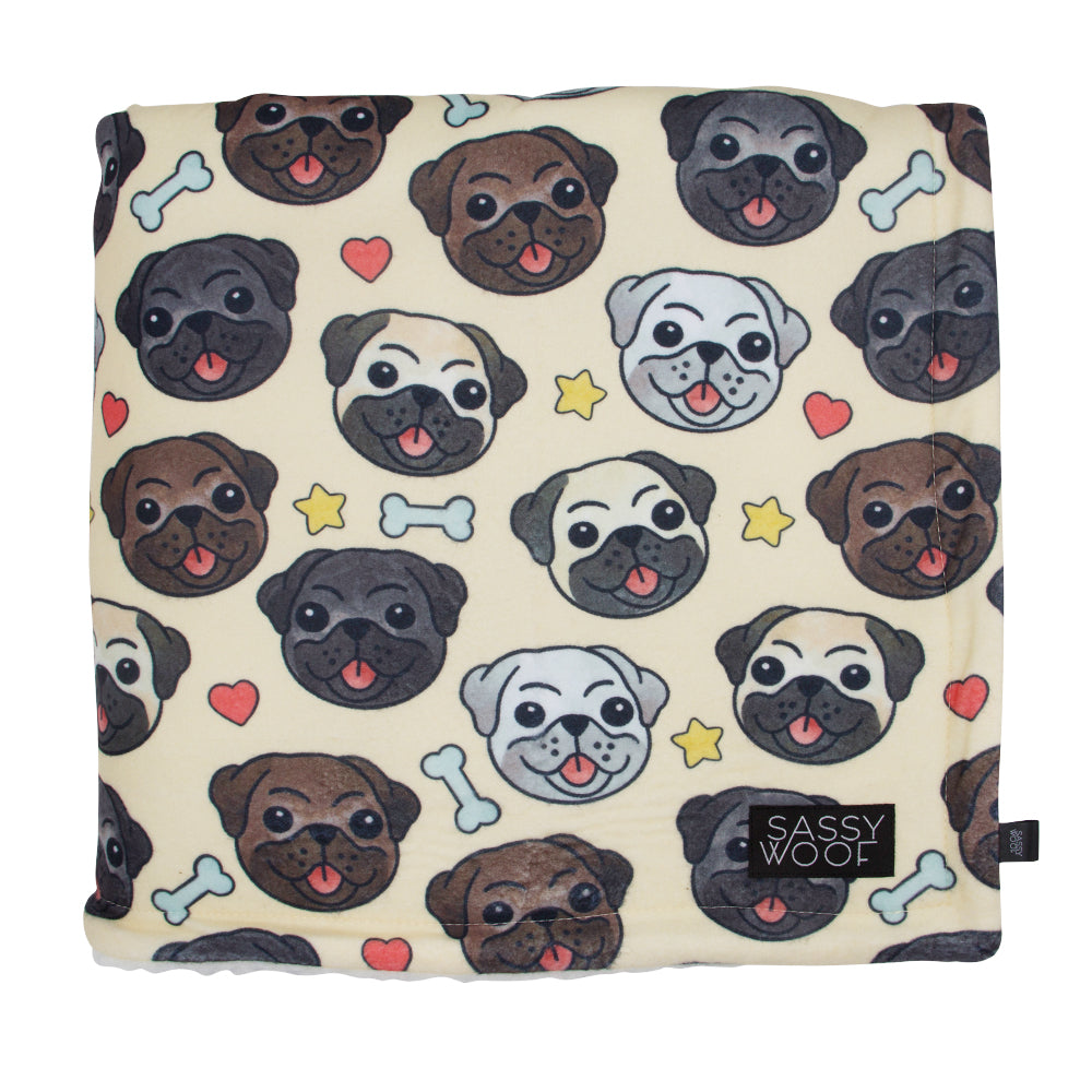Pet Blanket - It's a Pug's Life