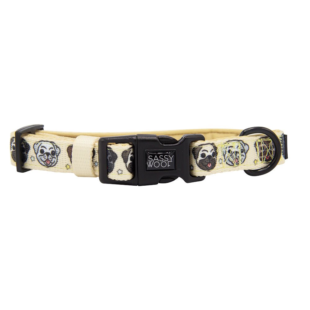 Dog Collar - It's a Pug's Life