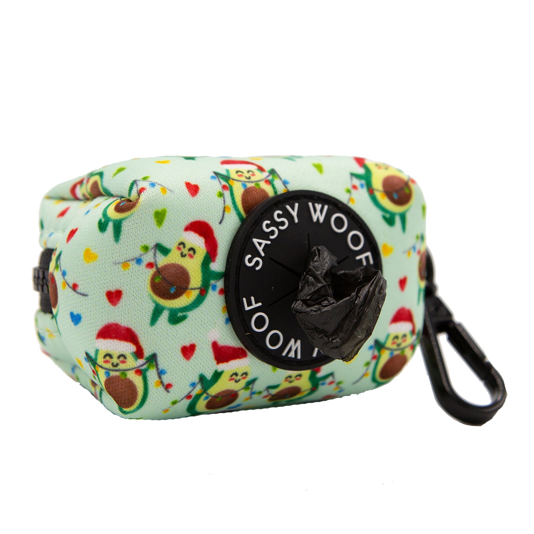 Dog Waste Bag Holder - Jingle Bell Guac
