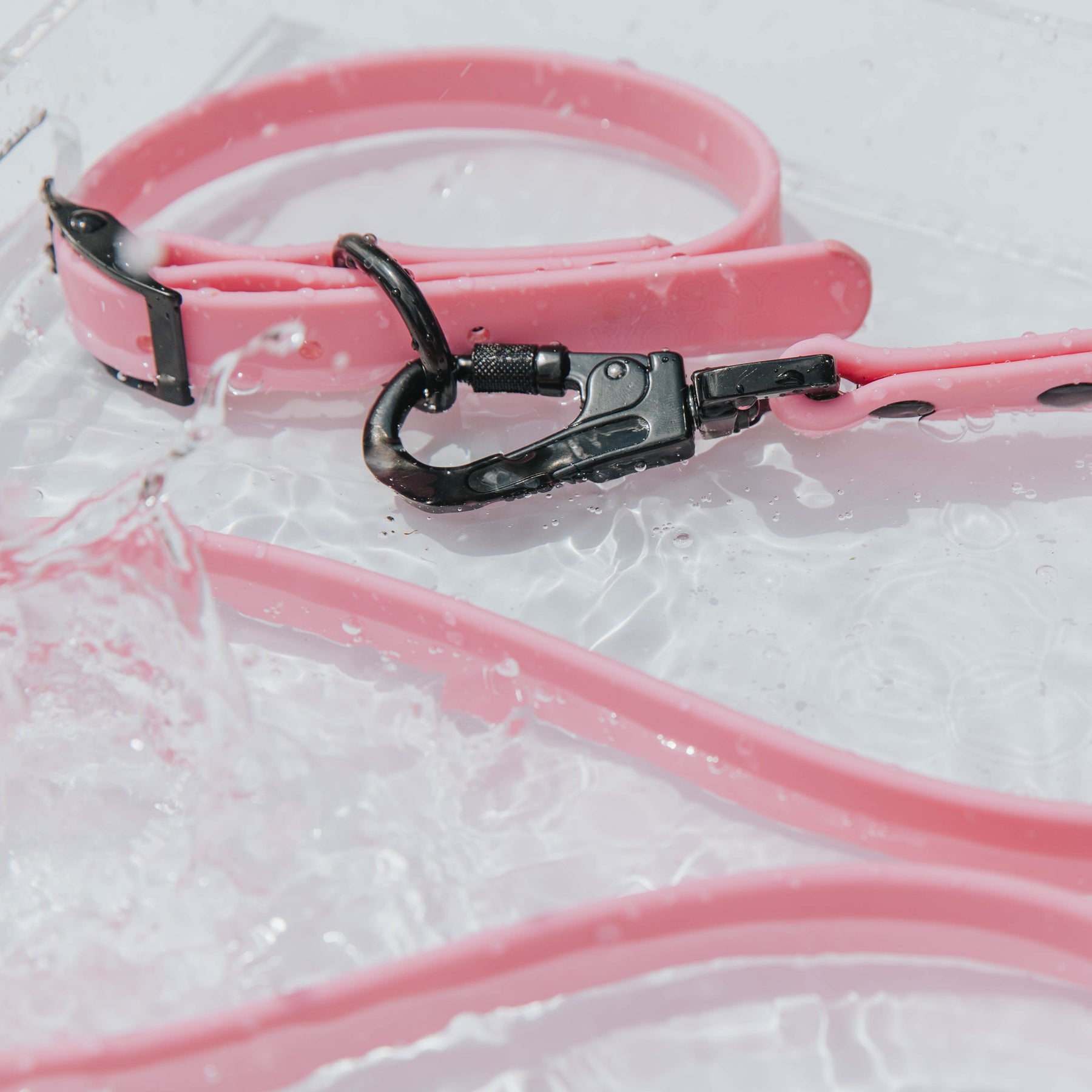 Dog Waterproof Leash - Pink