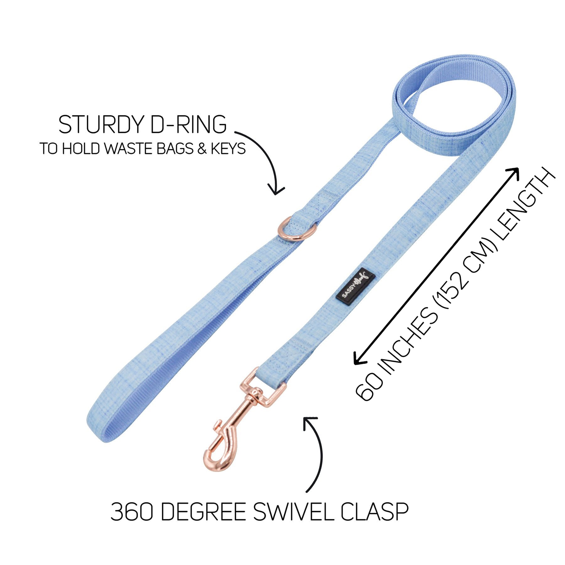 Dog Leash - Blumond (Rose Gold Hardware)