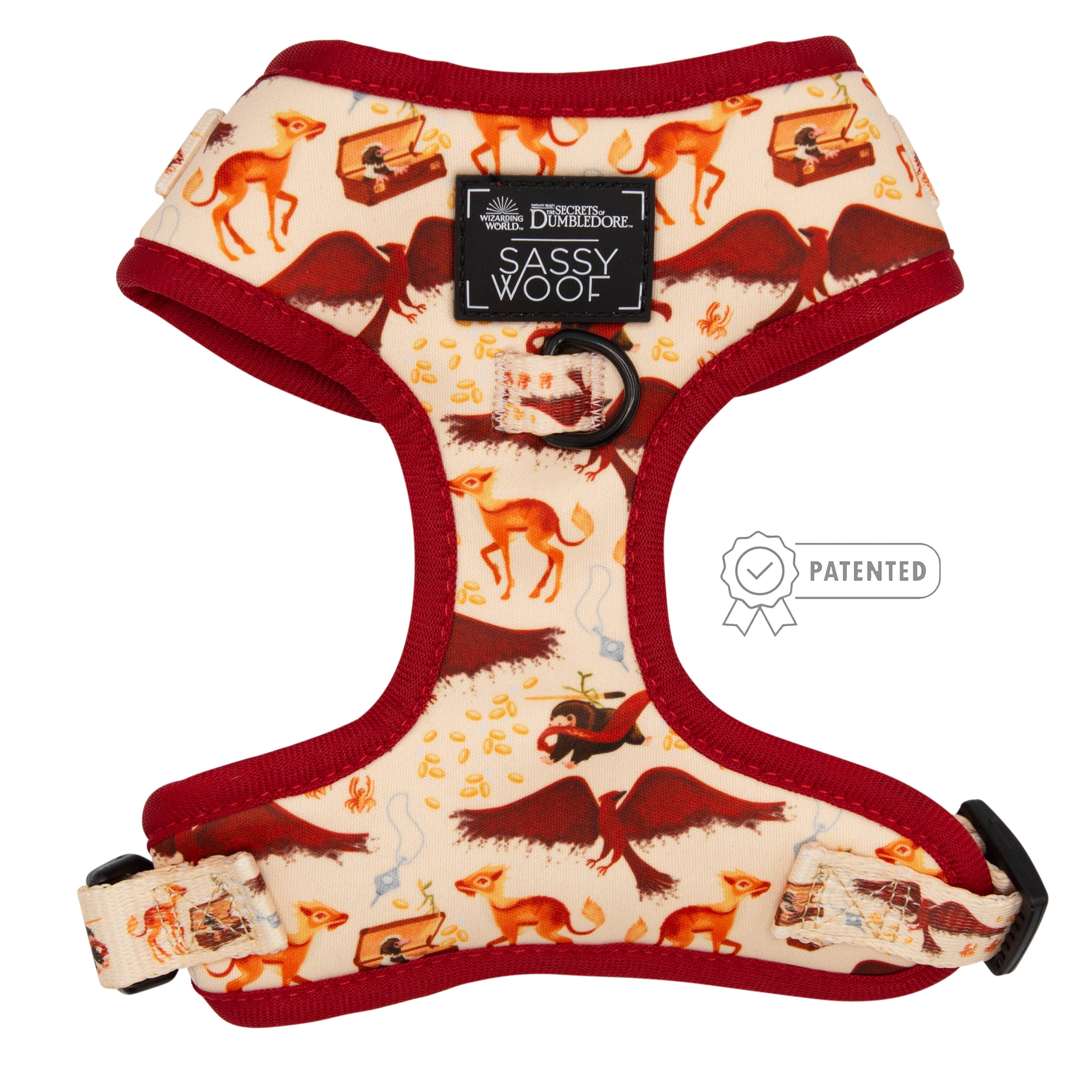 Dog Adjustable Harness Fantastic Beasts™ Sassy Woof Product