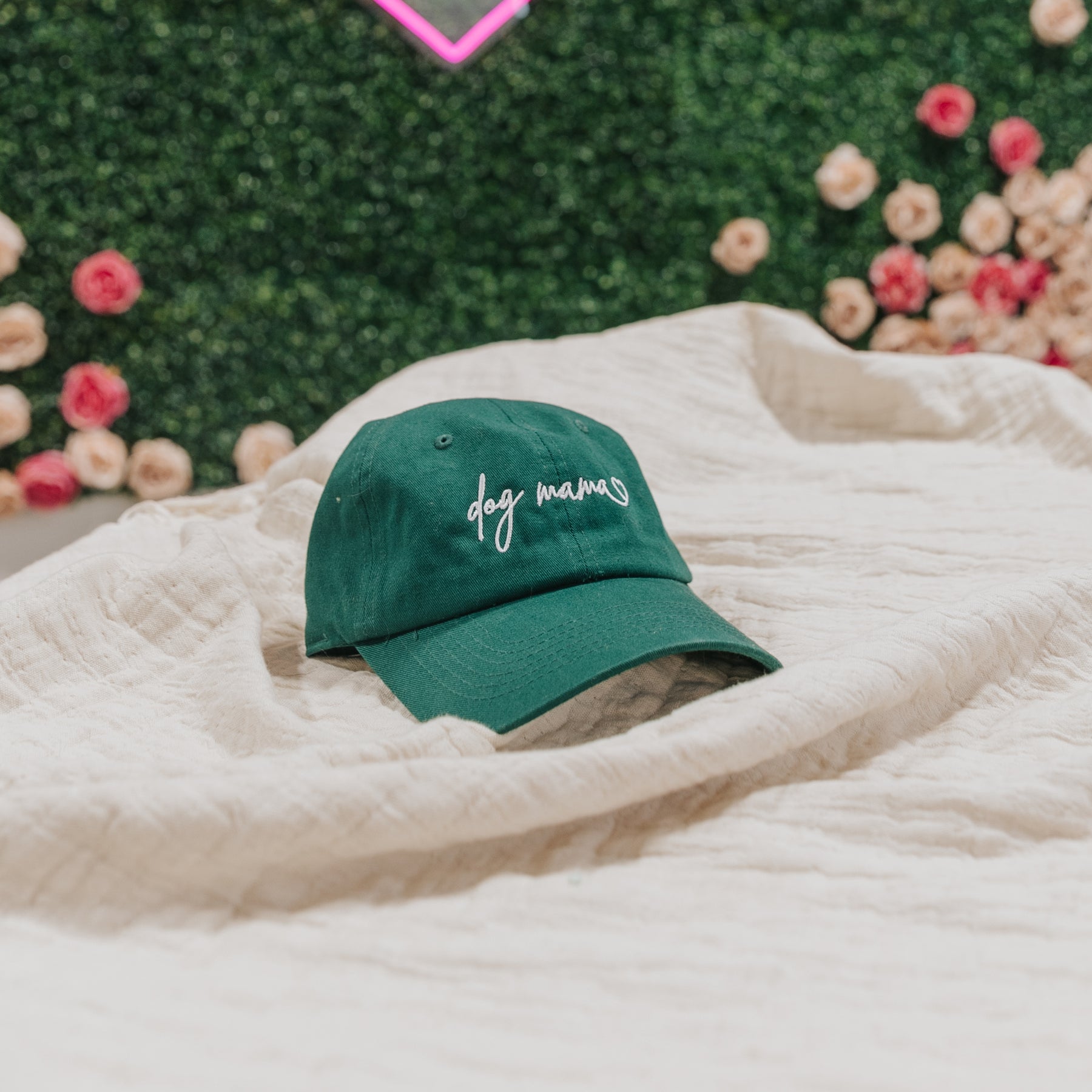 Dog Mama Hat - Green