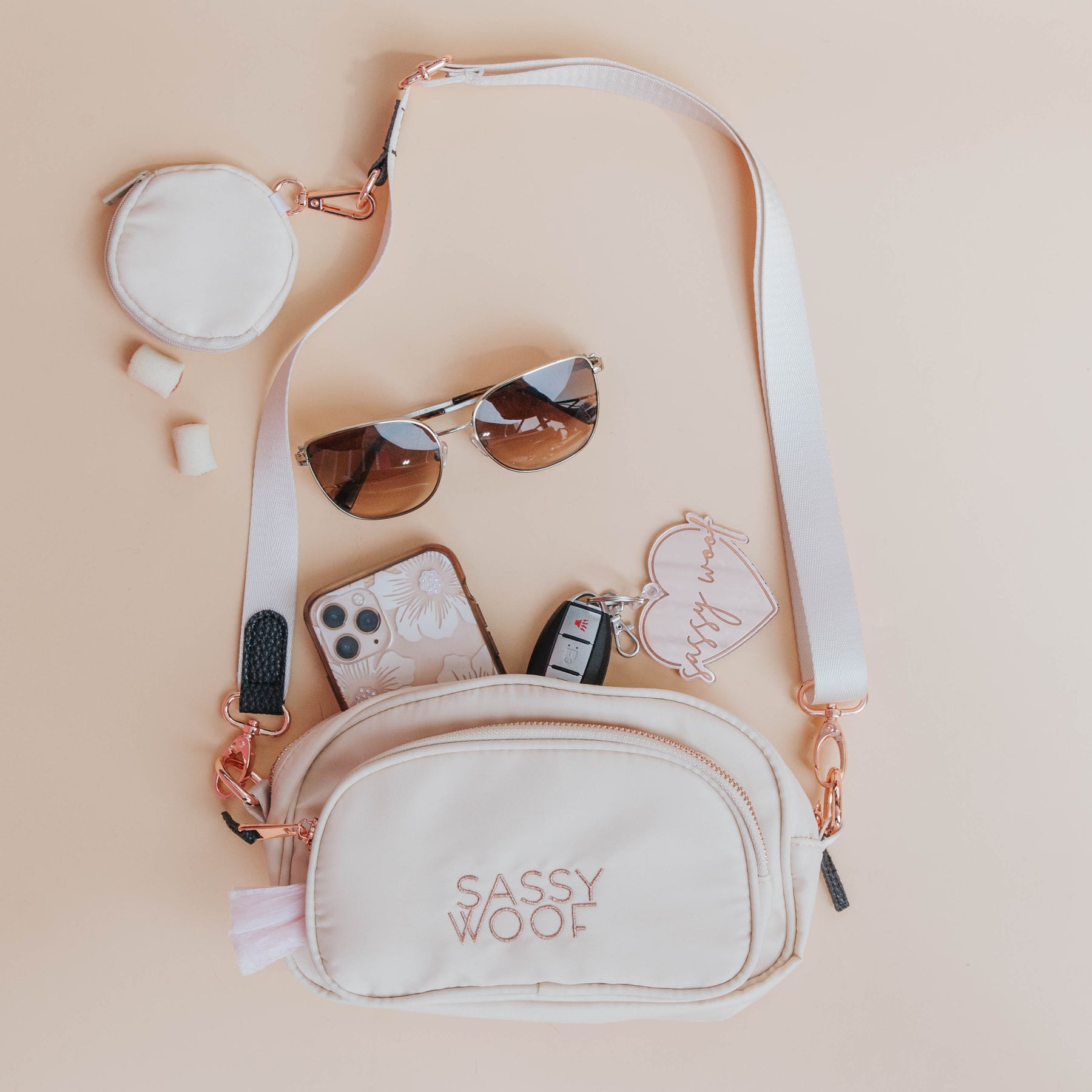 Crossbody Bag - Beige