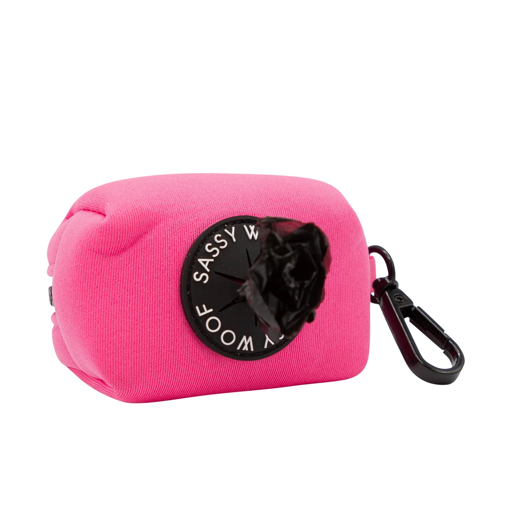 Dog Waste Bag Holder - Neon Pink