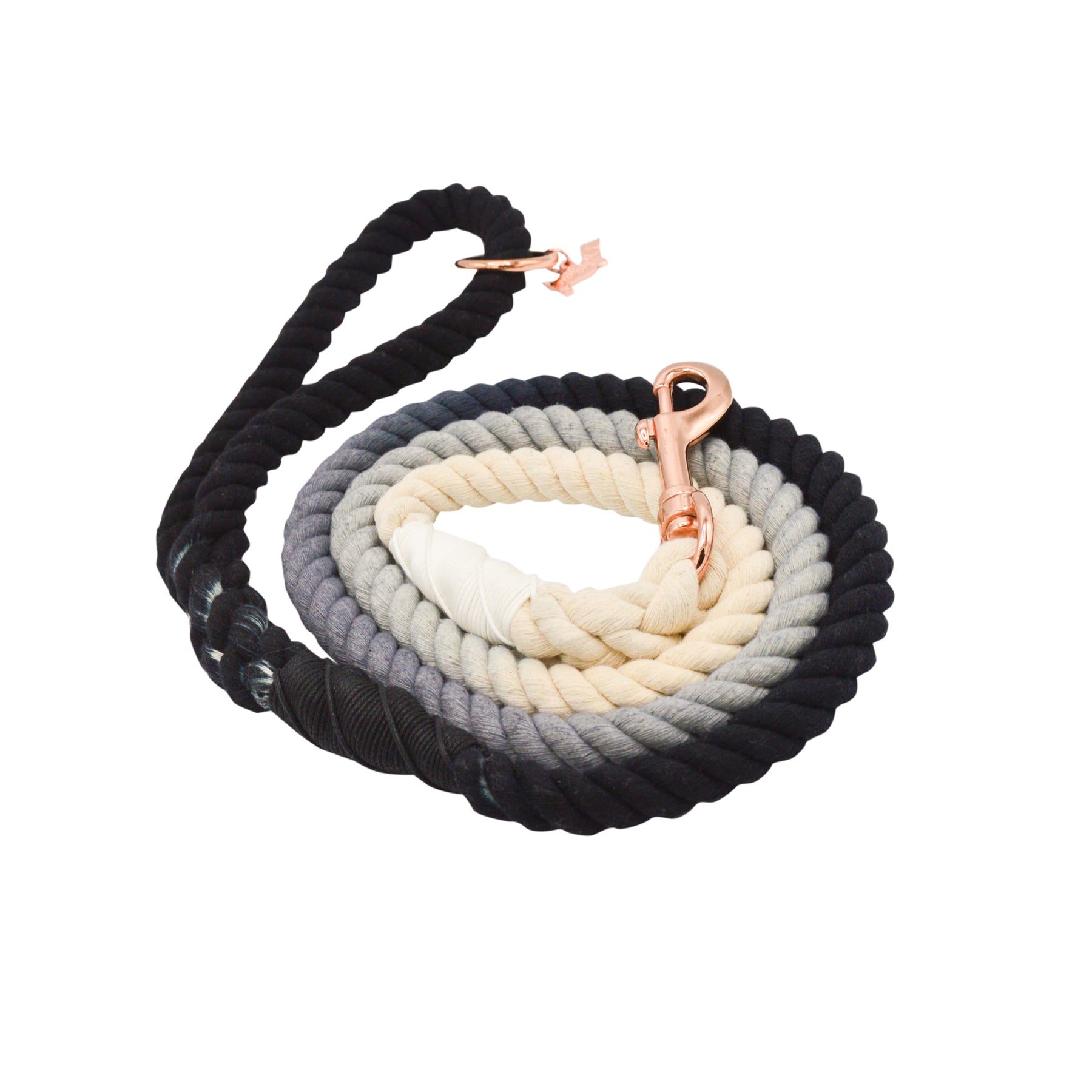 Dog Rope Leash - Ombre Black