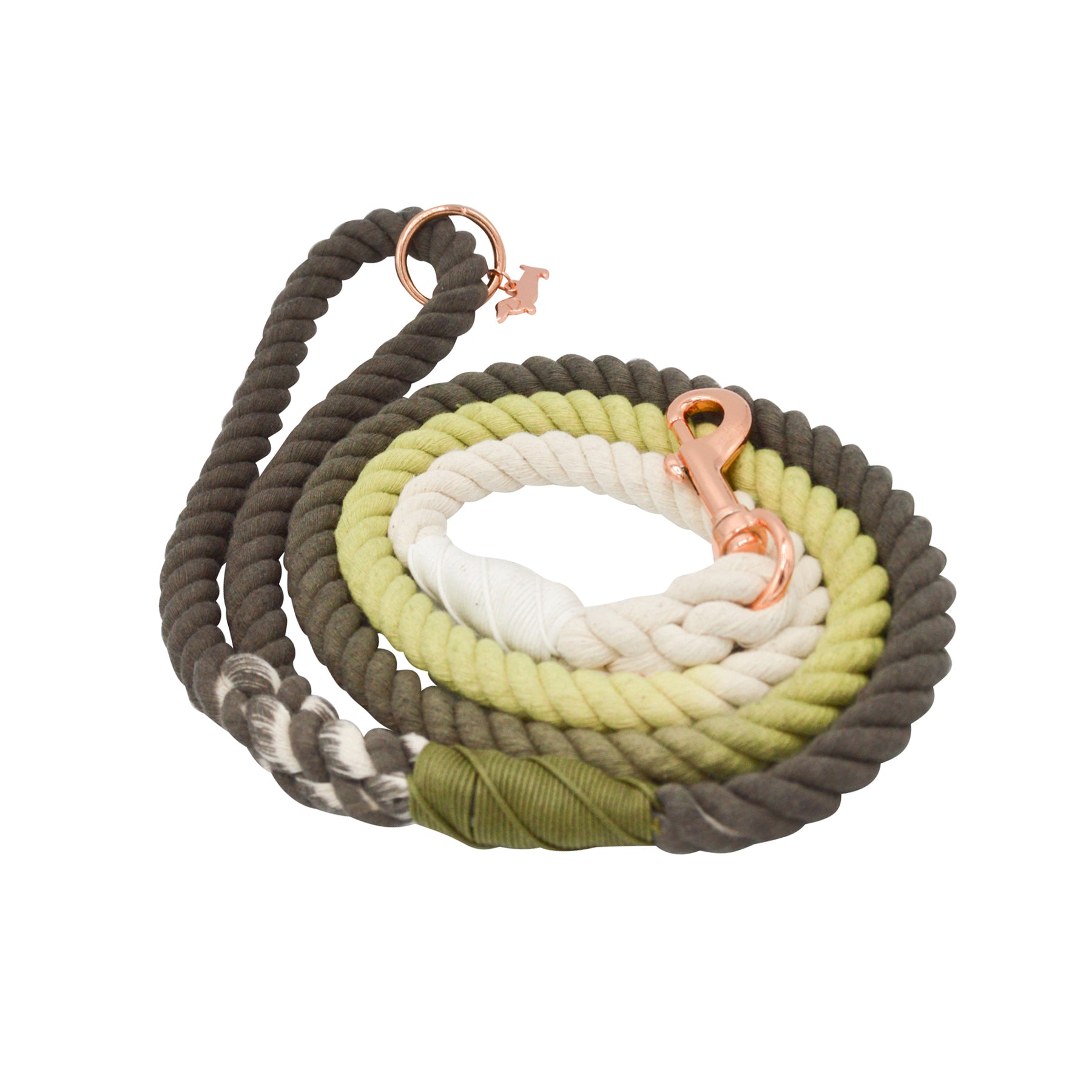 Dog Rope Leash - Ombre Olive