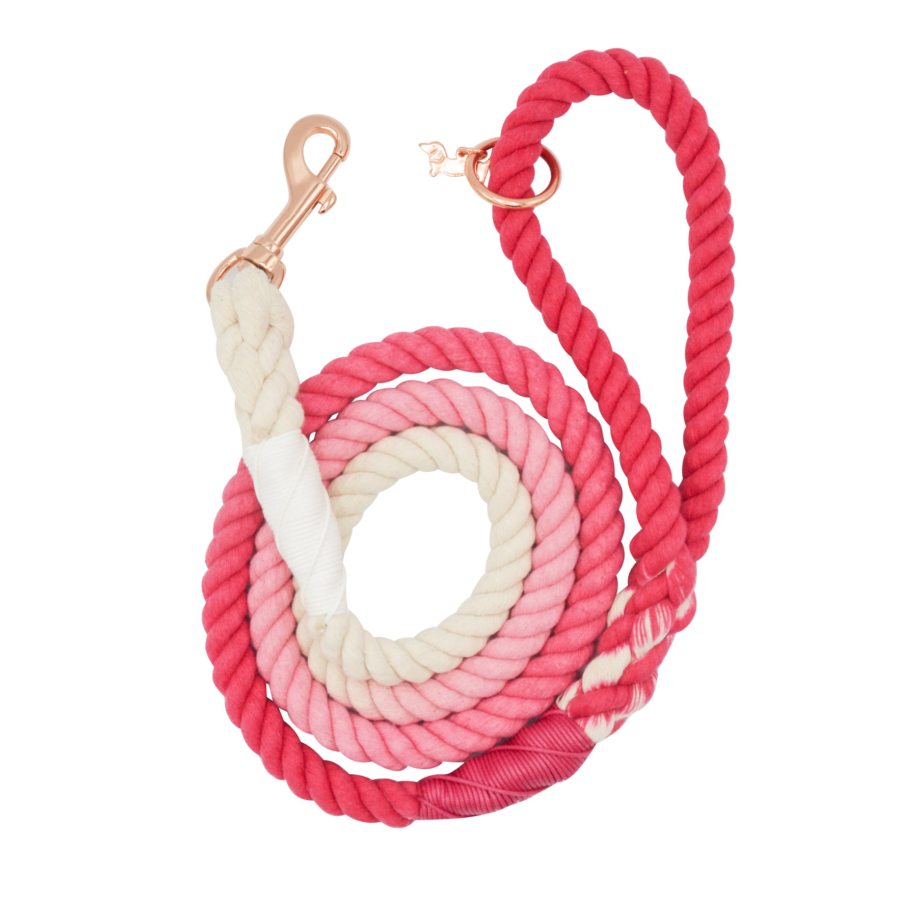 Dog Rope Leash - Ombre Pink