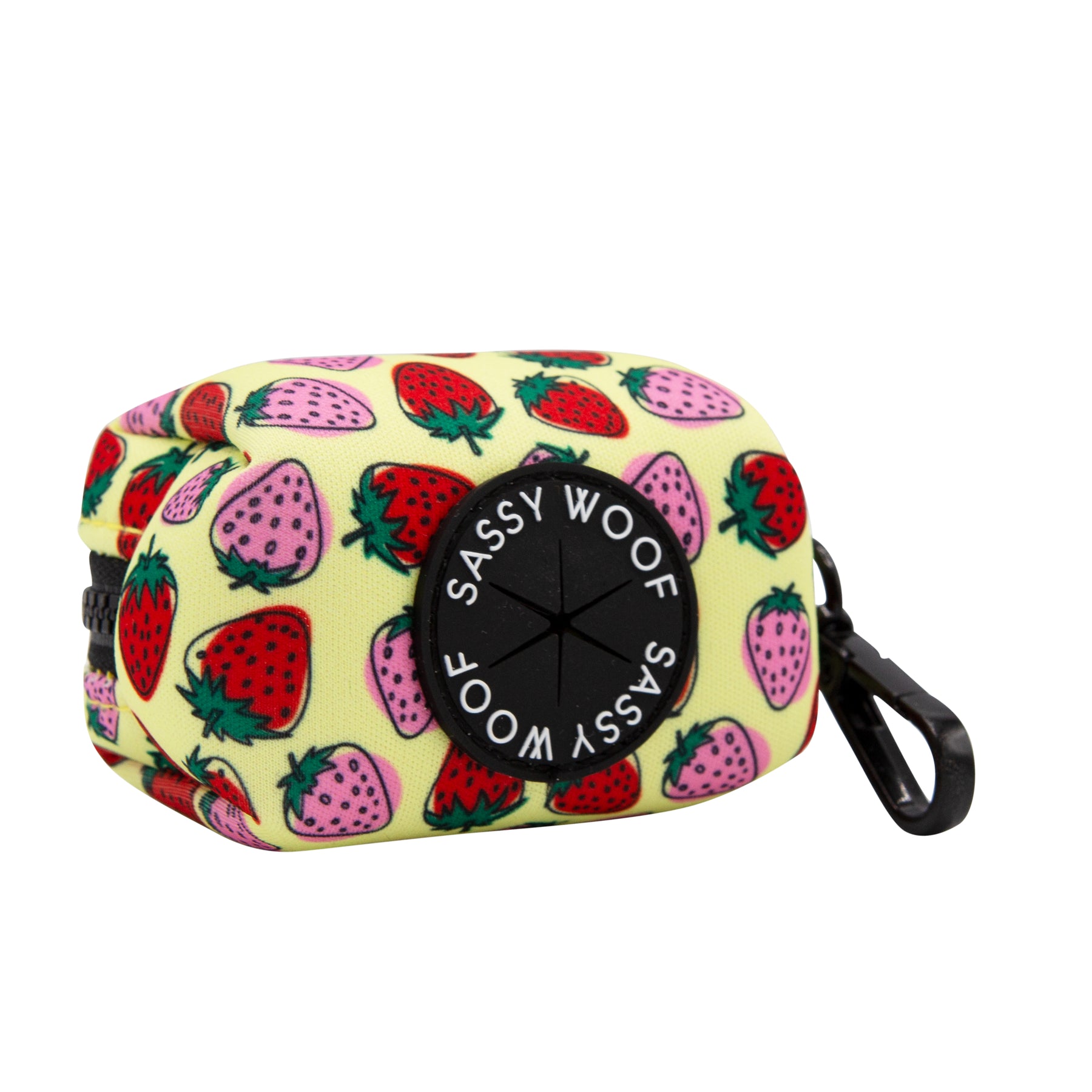 Dog Waste Bag Holder - Strawberry Fields Furever