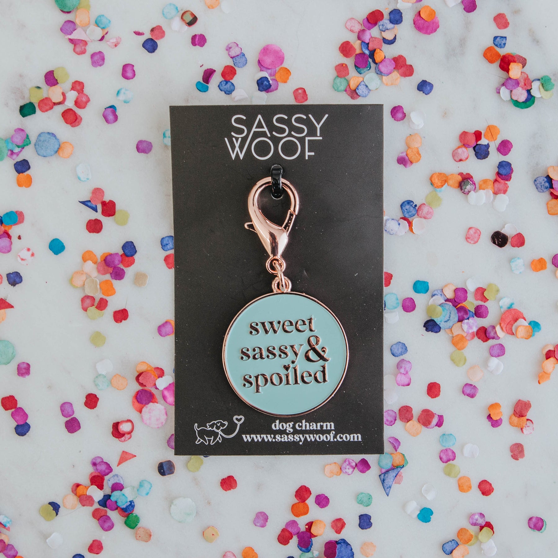 Dog Collar Tag - Sweet, Sassy, and Spoiled