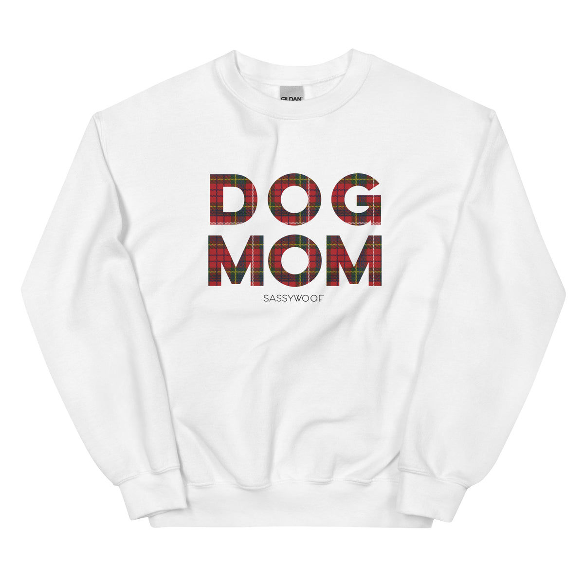 Dog Mom Sweatshirt (Deck the Paws)