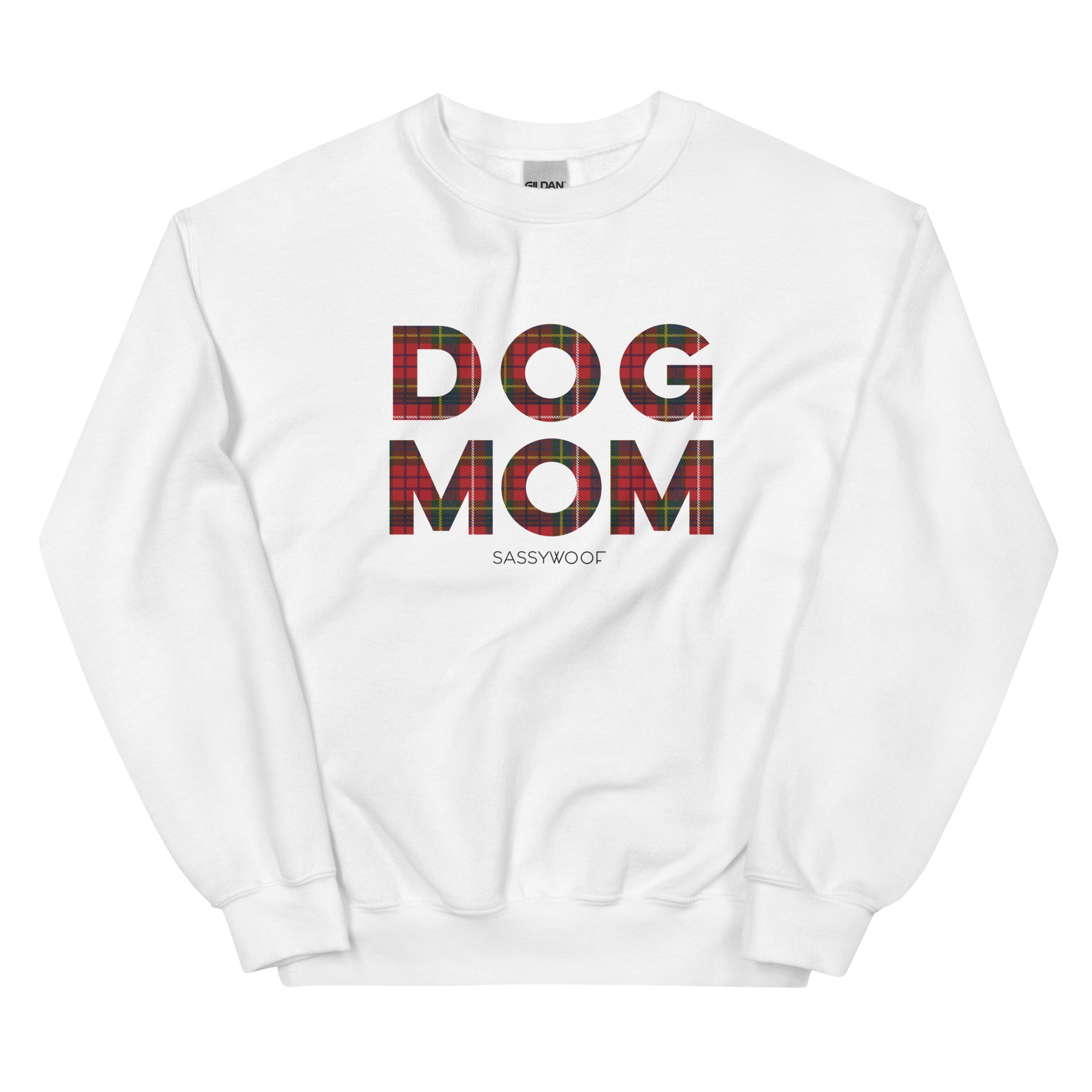 Dog Mom Sweatshirt (Deck the Paws)