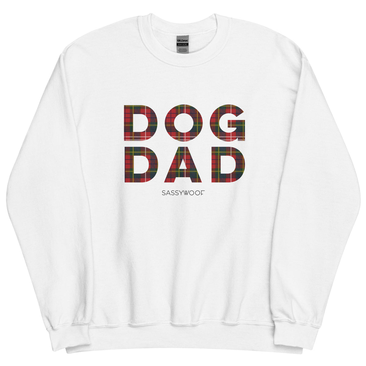Dog Dad Sweatshirt (Deck the Paws)