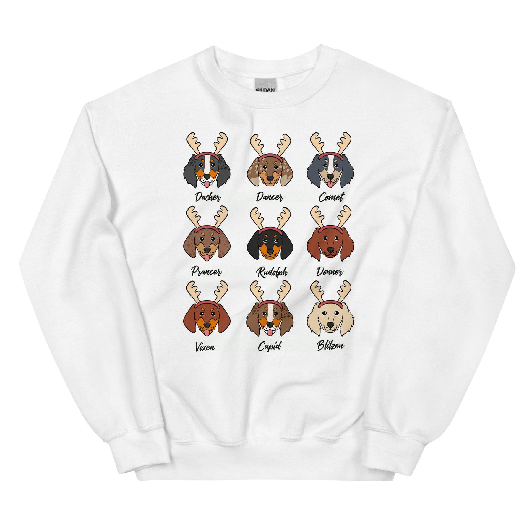 Dachshund Reindeer Sweatshirt