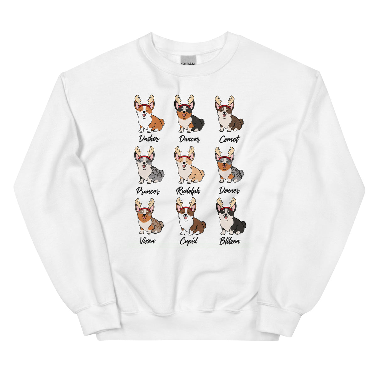 Corgi Reindeer Sweatshirt
