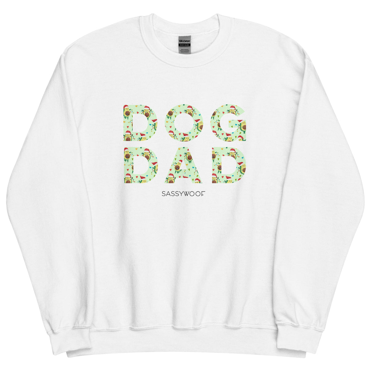 Dog Dad Sweatshirt (Jingle Bell Guac)