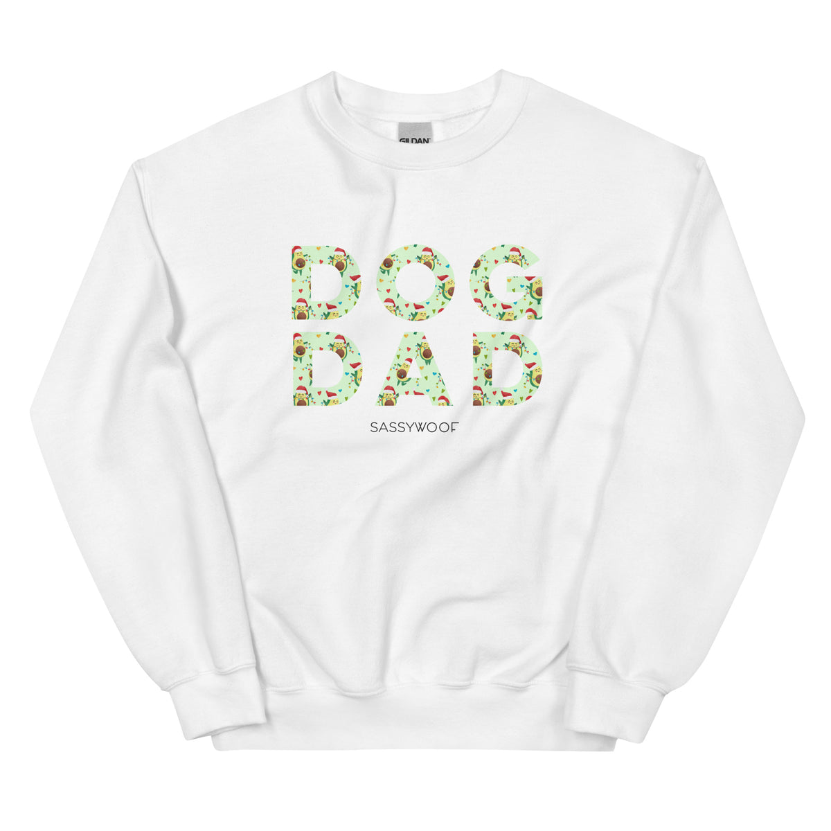 Dog Dad Sweatshirt (Jingle Bell Guac)