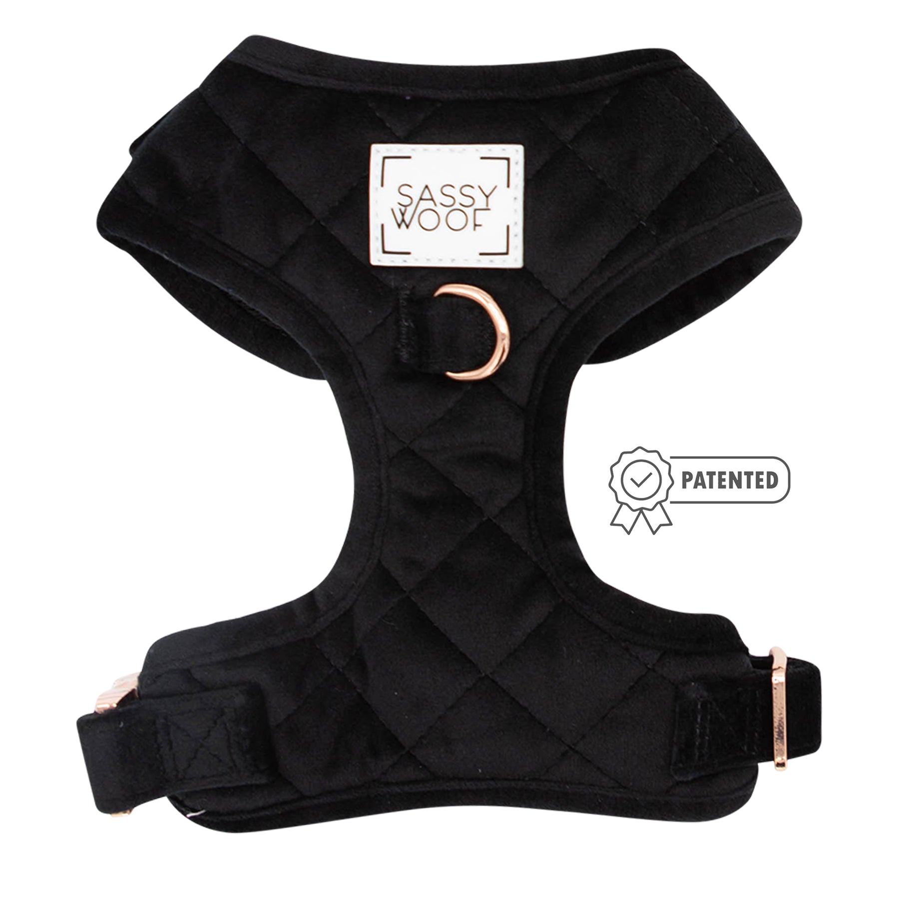 Dog Adjustable Harness - I Do, Too (Black)