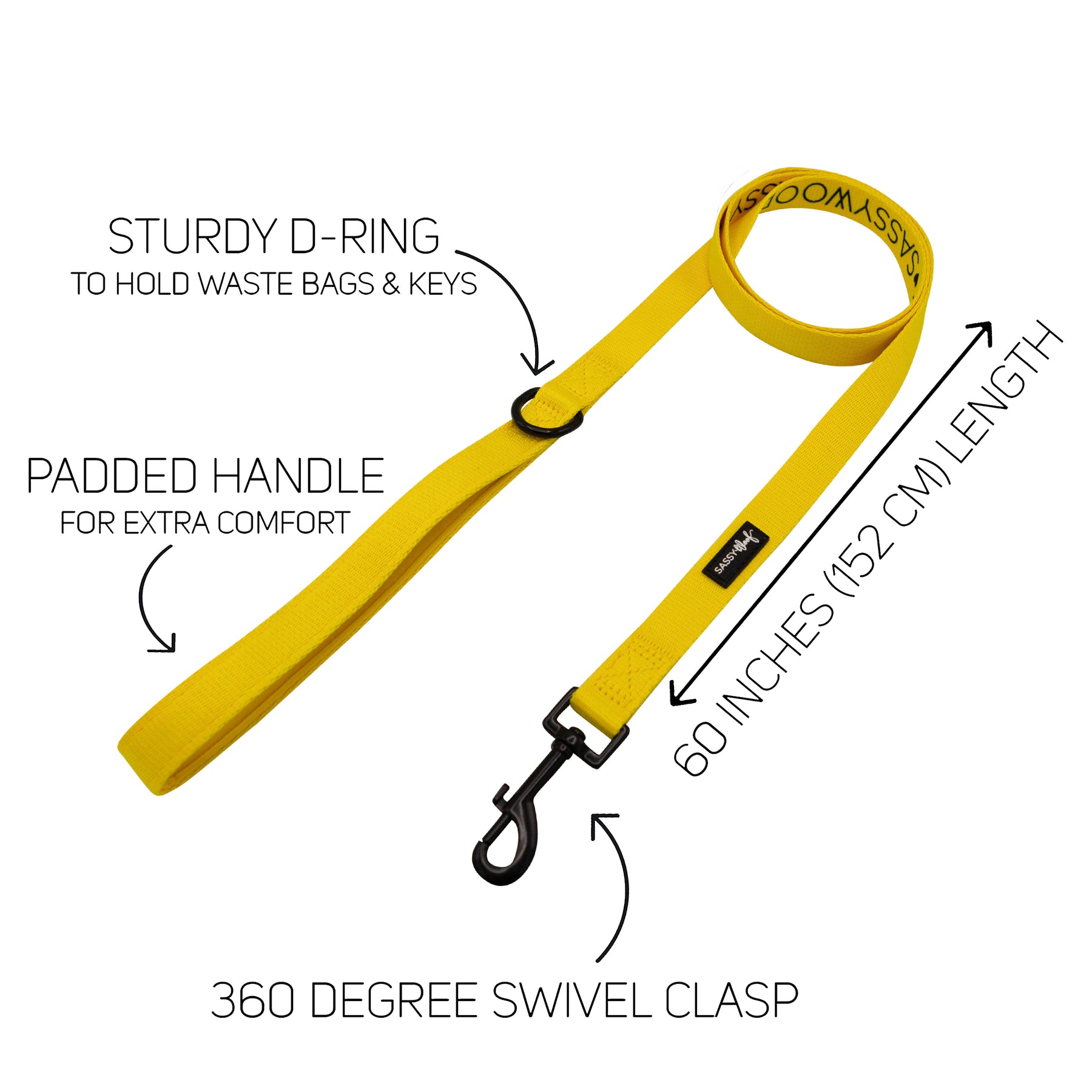 Dog Leash - Neon Yellow