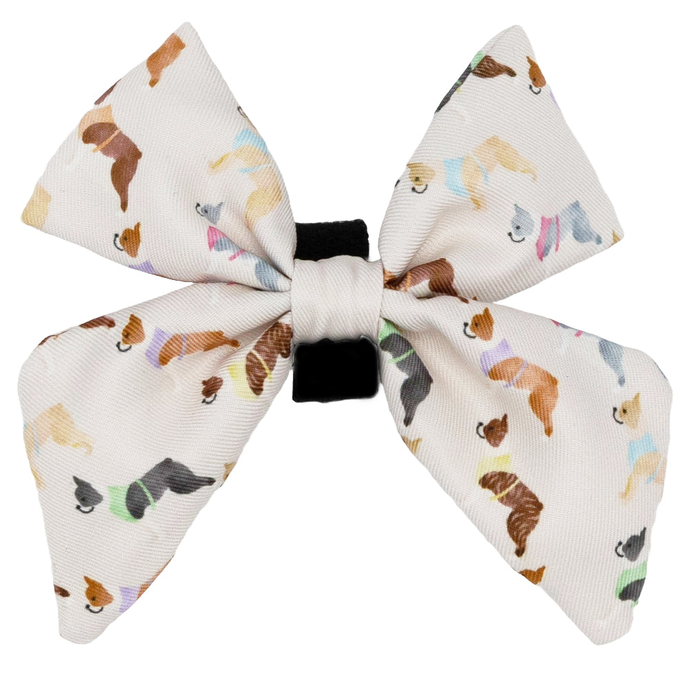 Dog Sailor Bow - Bold Boston Terriers